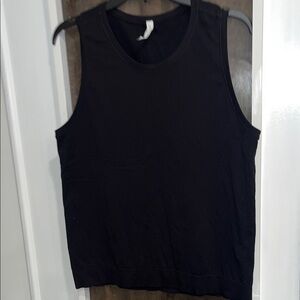 Athleta In Motion Seamless  Black Tank